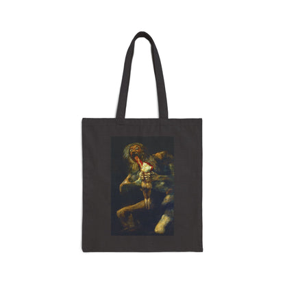 Saturn Devouring His Son by Francisco Goya (Tote)
