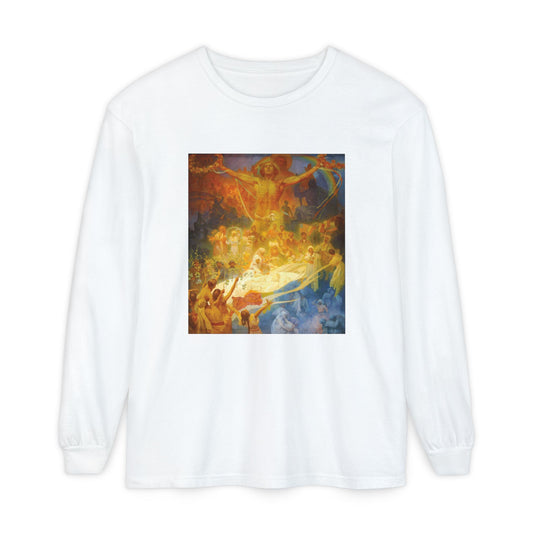 The Slav Epic: Apotheosis by Alphonse Mucha (Long Sleeve)