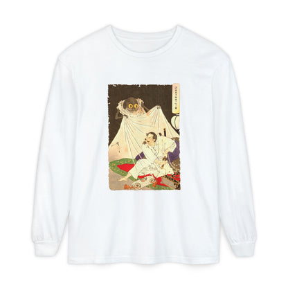 Minamoto no Yorimitsu Fighting the Earth Spider by Tsukioka Yoshitoshi (Long Sleeve)