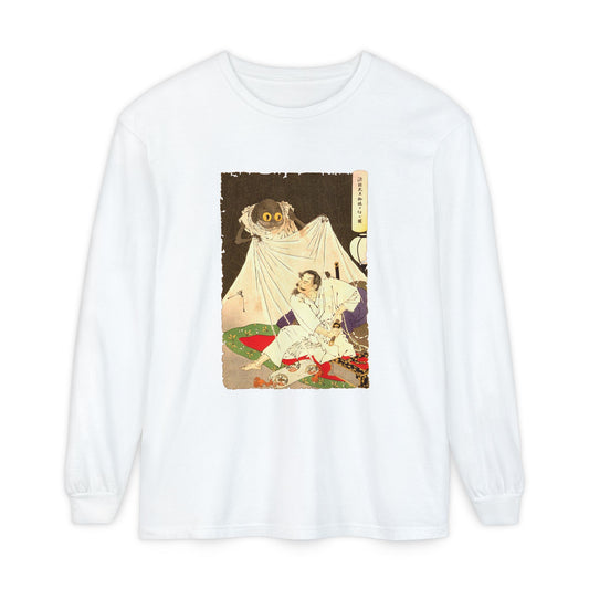 Minamoto no Yorimitsu Fighting the Earth Spider by Tsukioka Yoshitoshi (Long Sleeve)