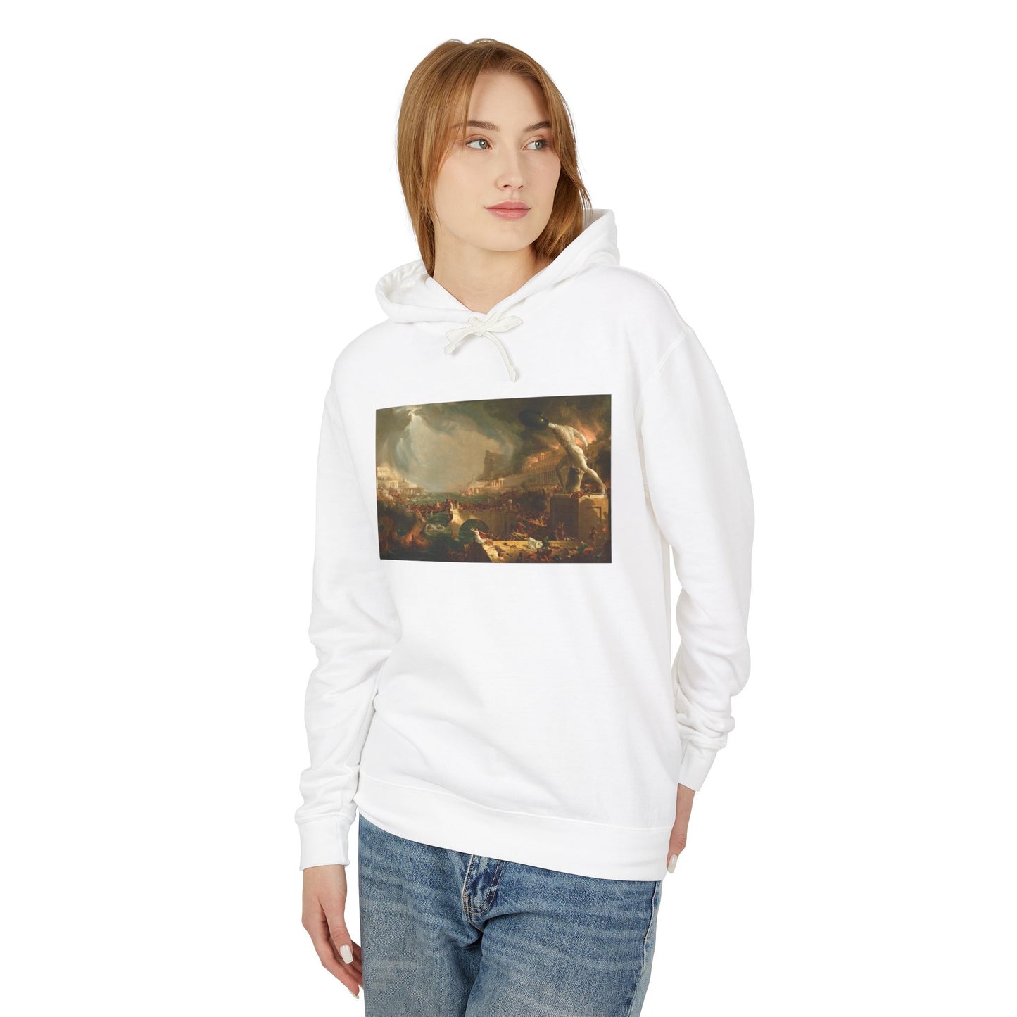 The Course of Empire: Destruction by Thomas Cole (Hoodie)
