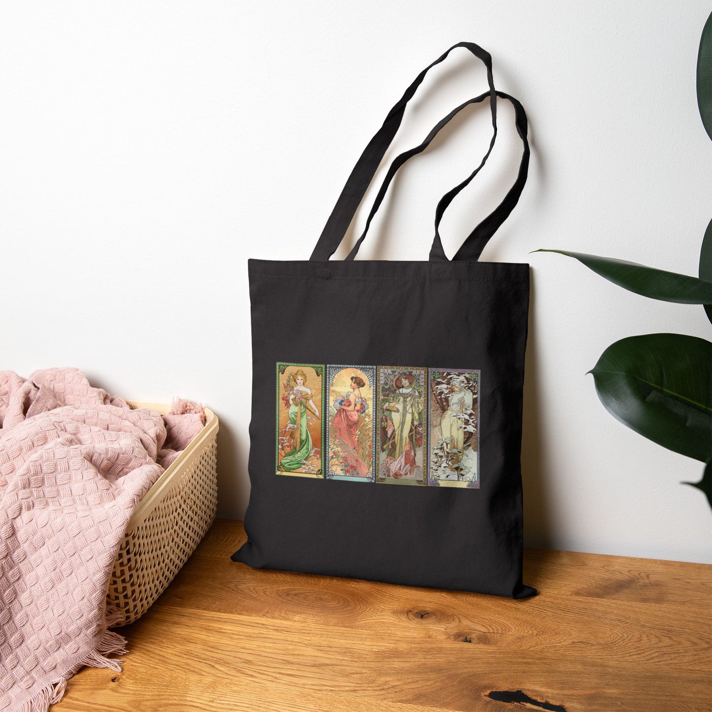The Seasons by Alphonse Mucha  (Tote)
