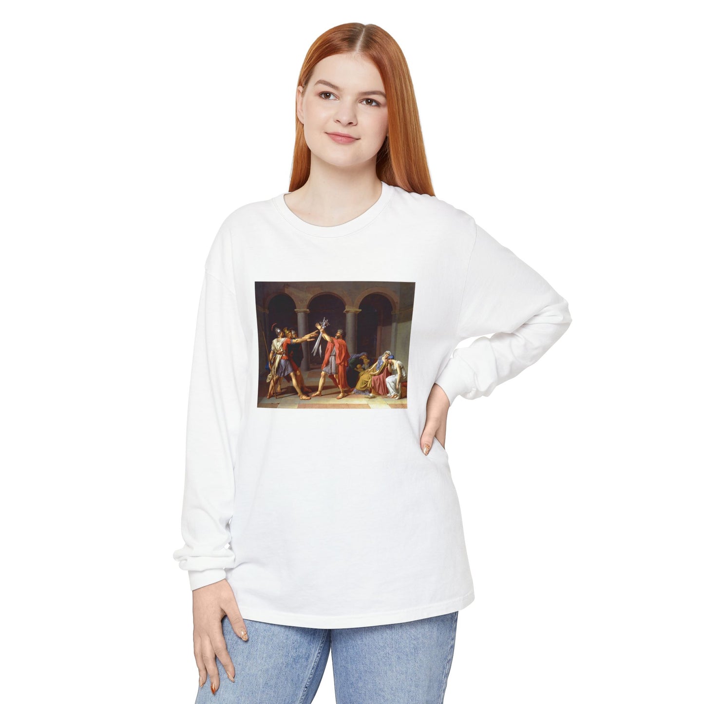 Oath of the Horatii by Jacques-Louis David (Long Sleeve)