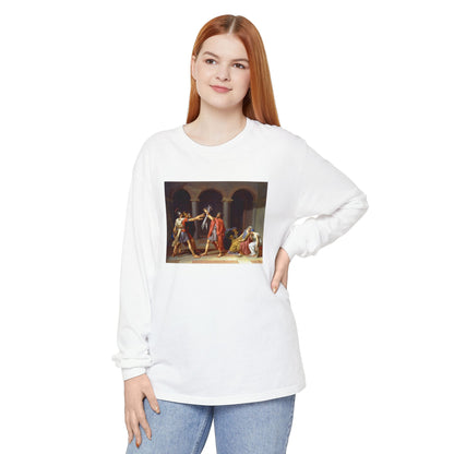 Oath of the Horatii by Jacques-Louis David (Long Sleeve)