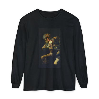 Saturn Devouring His Son by Francisco Goya (Long Sleeve)