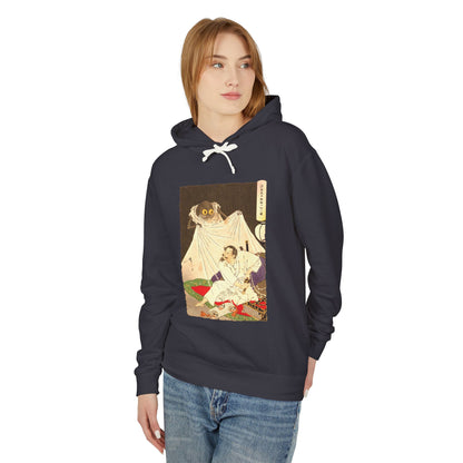 Minamoto no Yorimitsu Fighting the Earth Spider by Tsukioka Yoshitoshi (Hoodie)