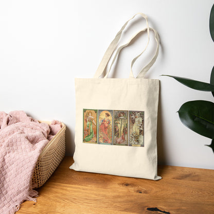 The Seasons by Alphonse Mucha  (Tote)