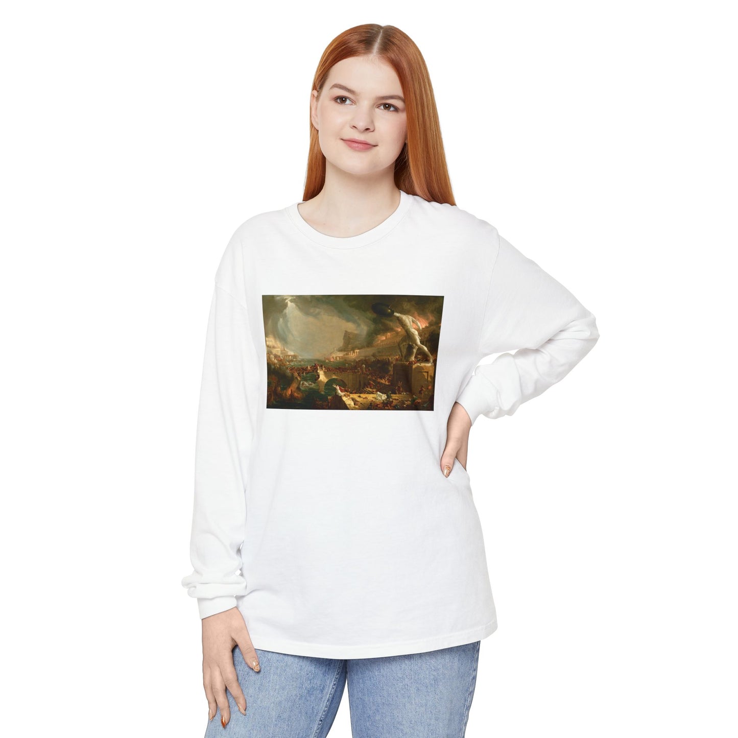 The Course of Empire: Destruction by Thomas Cole (Long Sleeve)