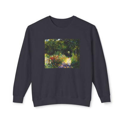Woman in the Garden by Pierre-Auguste Renoir (Sweatshirt)
