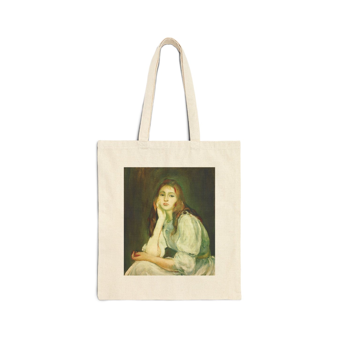 Julie Daydreaming by Berthe Morisot (Tote)
