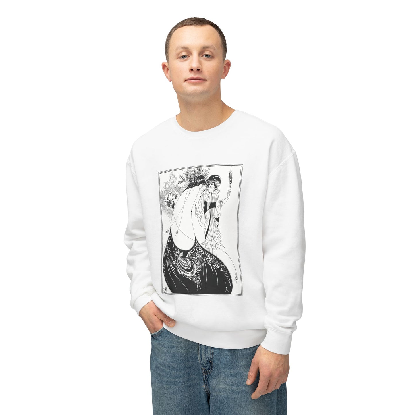 The Peacock Skirt by Aubrey Beardsley (Sweatshirt)