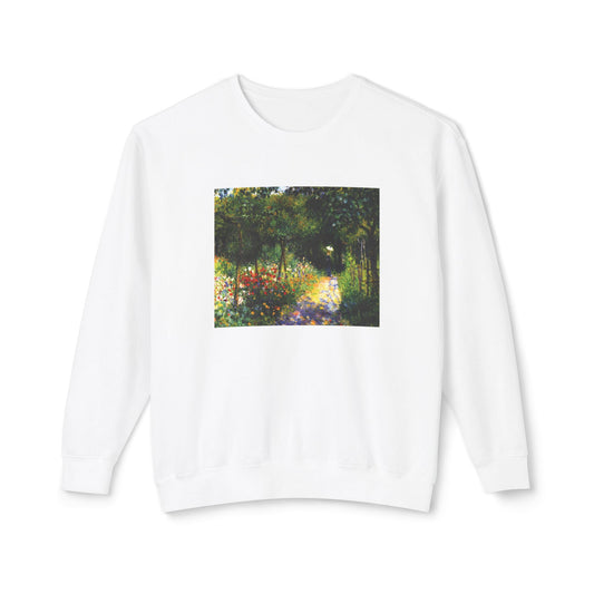 Woman in the Garden by Pierre-Auguste Renoir (Sweatshirt)