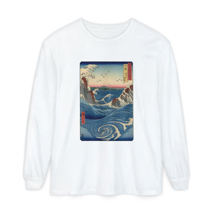 Naruto Whirlpool at Awa by Utagawa Hiroshige (Long Sleeve)