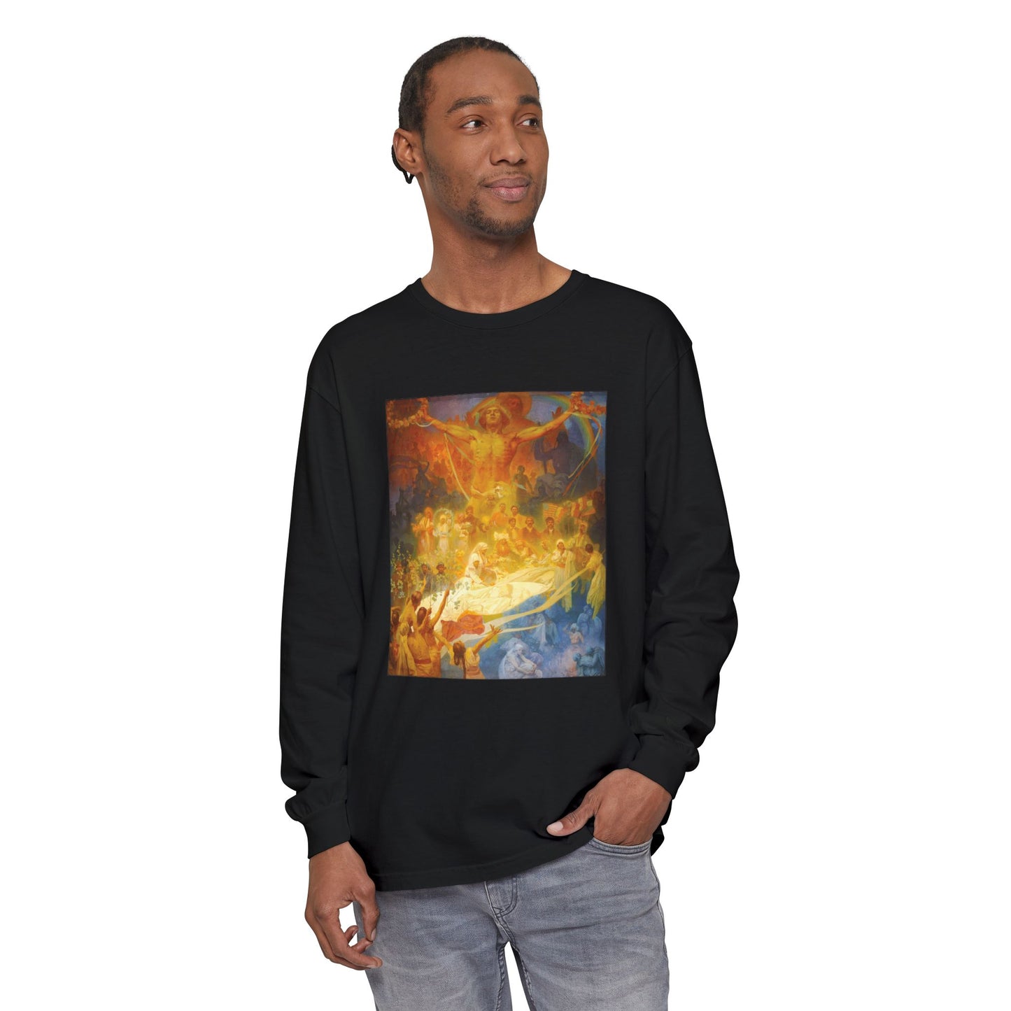 The Slav Epic: Apotheosis by Alphonse Mucha (Long Sleeve)