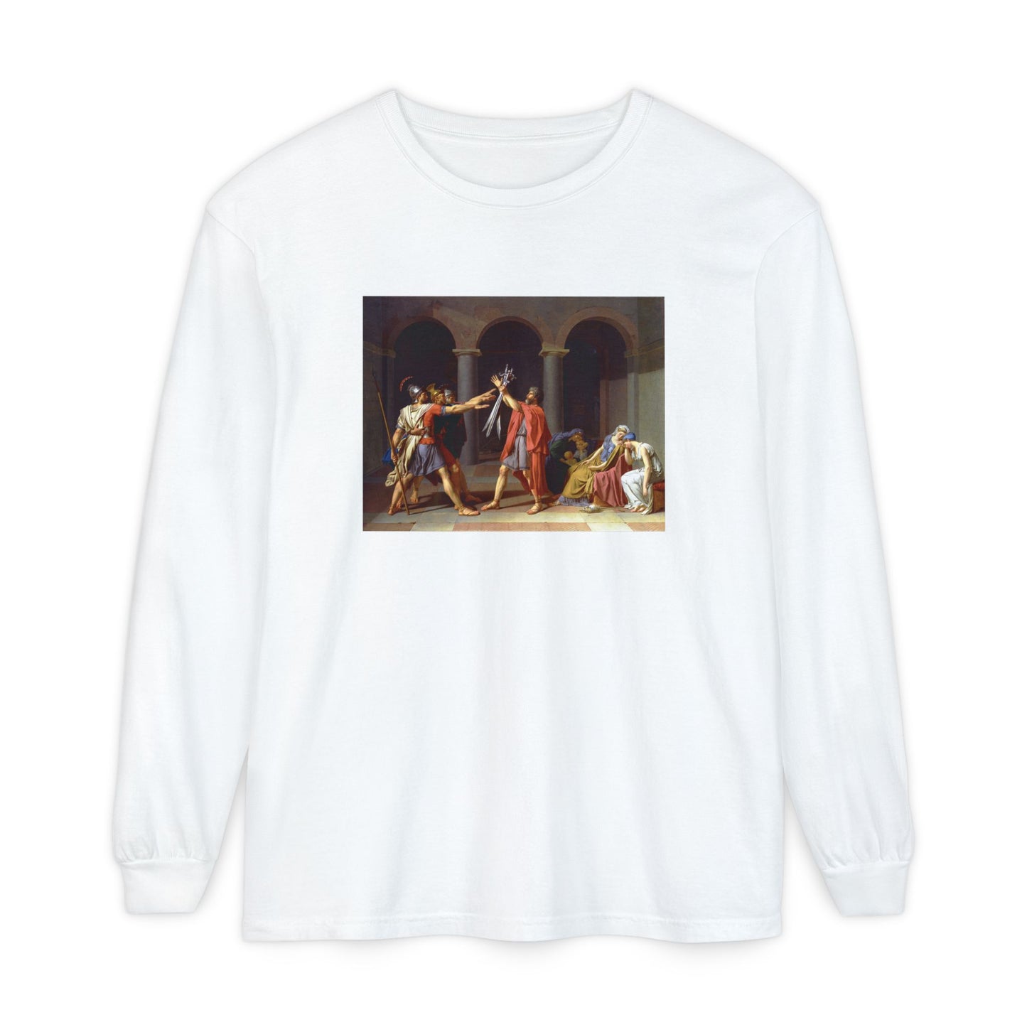 Oath of the Horatii by Jacques-Louis David (Long Sleeve)