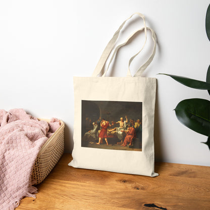 The Death of Socrates by Jacques-Louis David (Tote)