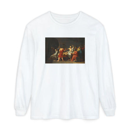The Death of Socrates by Jacques-Louis David (Long Sleeve)