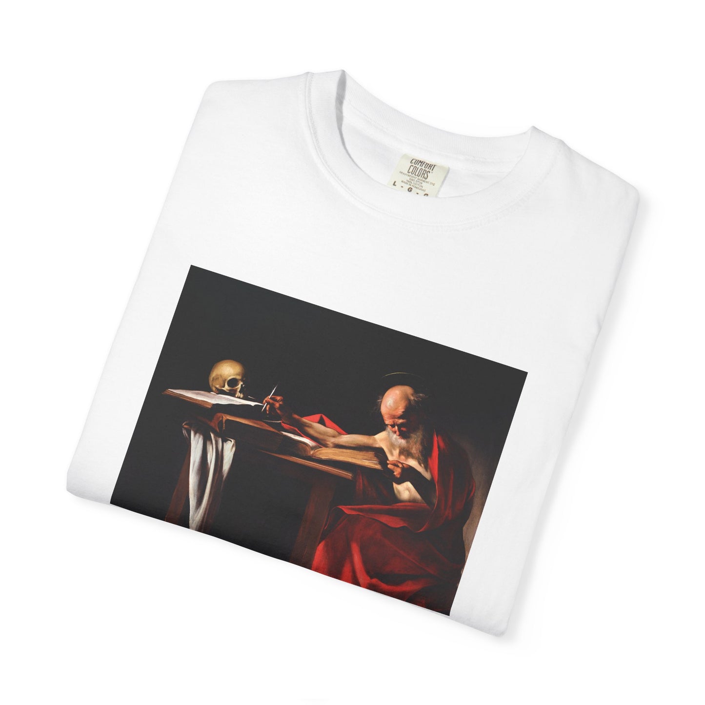Saint Jerome Writing by Caravaggio (T-Shirt)