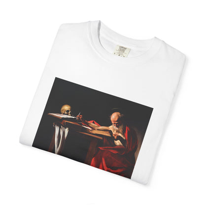 Saint Jerome Writing by Caravaggio (T-Shirt)