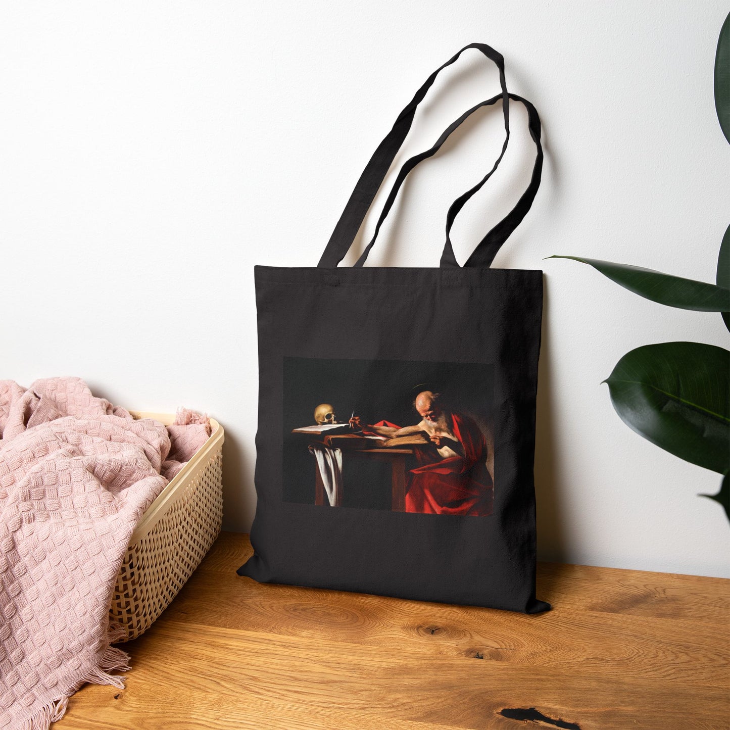 Saint Jerome Writing by Caravaggio (Tote)
