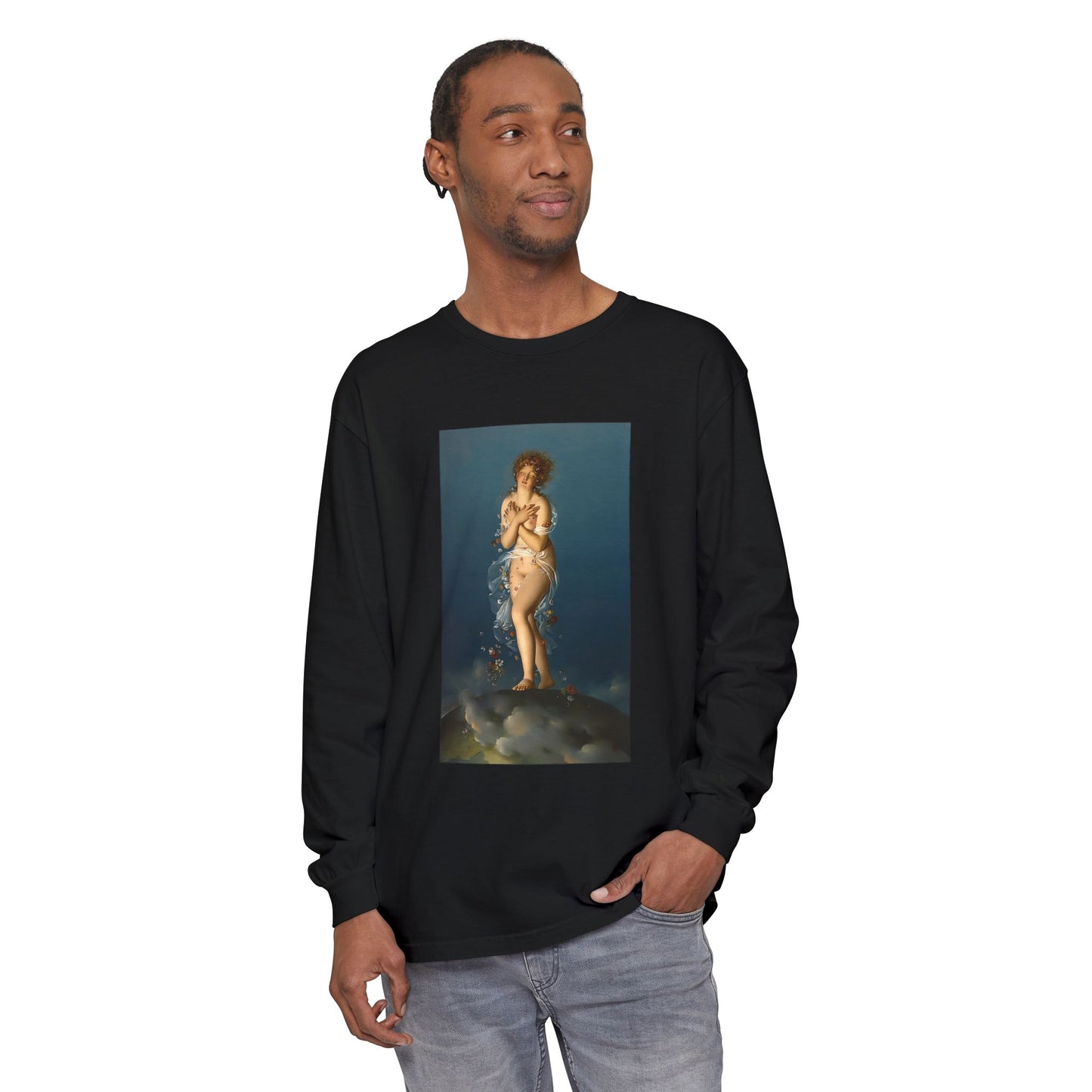 Flora Caressed by Zephyr by François Gérard (Long Sleeve)