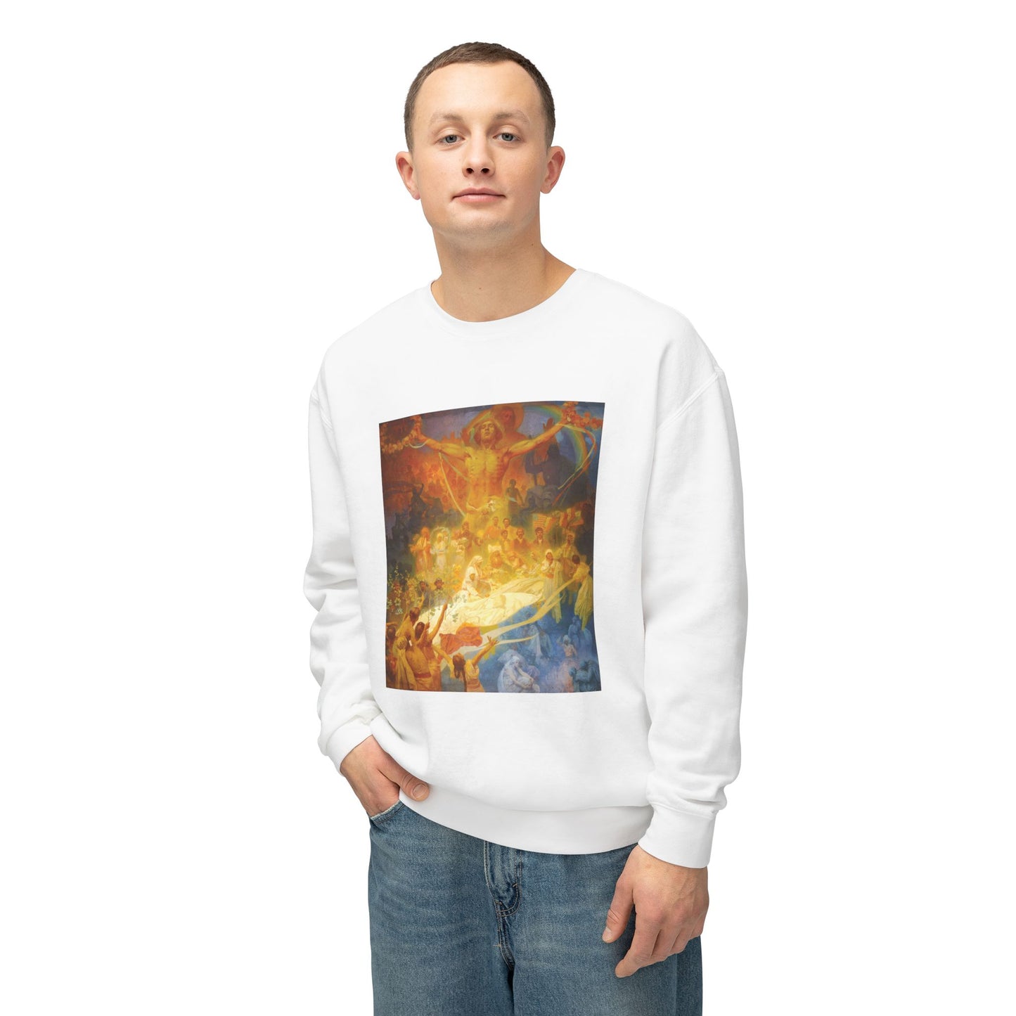 The Slav Epic: Apotheosis by Alphonse Mucha  (Sweatshirt)