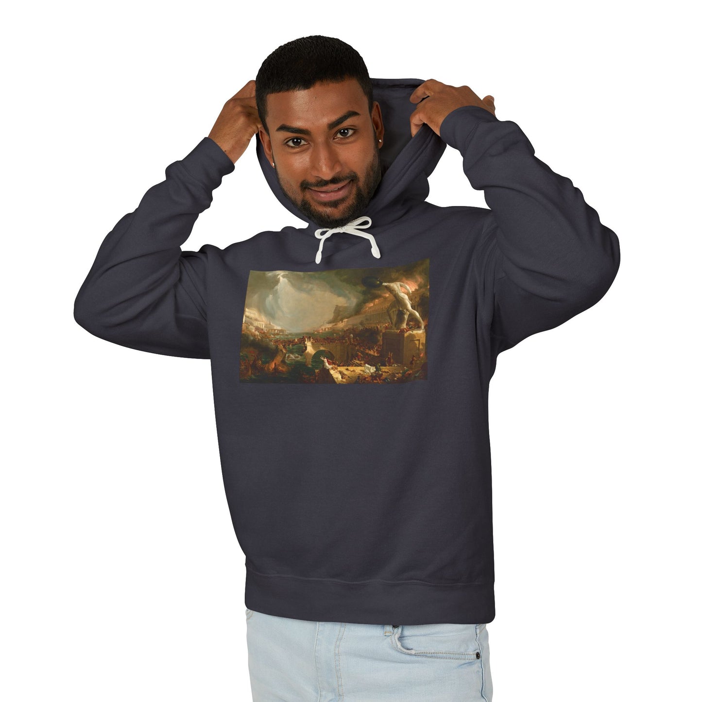 The Course of Empire: Destruction by Thomas Cole (Hoodie)