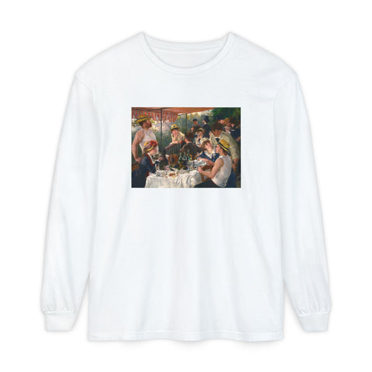 Luncheon of the Boating Party by Pierre-Auguste Renoir (Long Sleeve)
