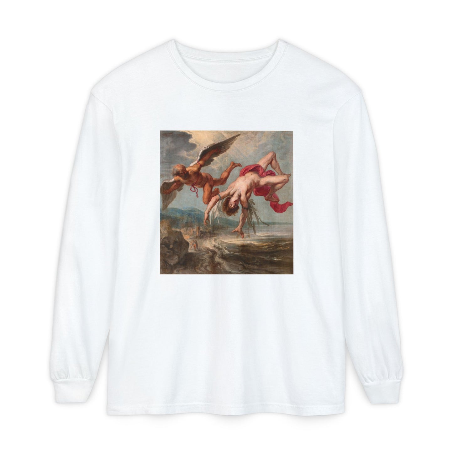 The Fall of Icarus by Jacob Peter Gowy (Long Sleeve)