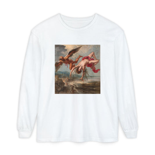 The Fall of Icarus by Jacob Peter Gowy (Long Sleeve)
