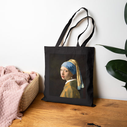 Girl with a Pearl Earring by Johannes Vermeer (Tote)