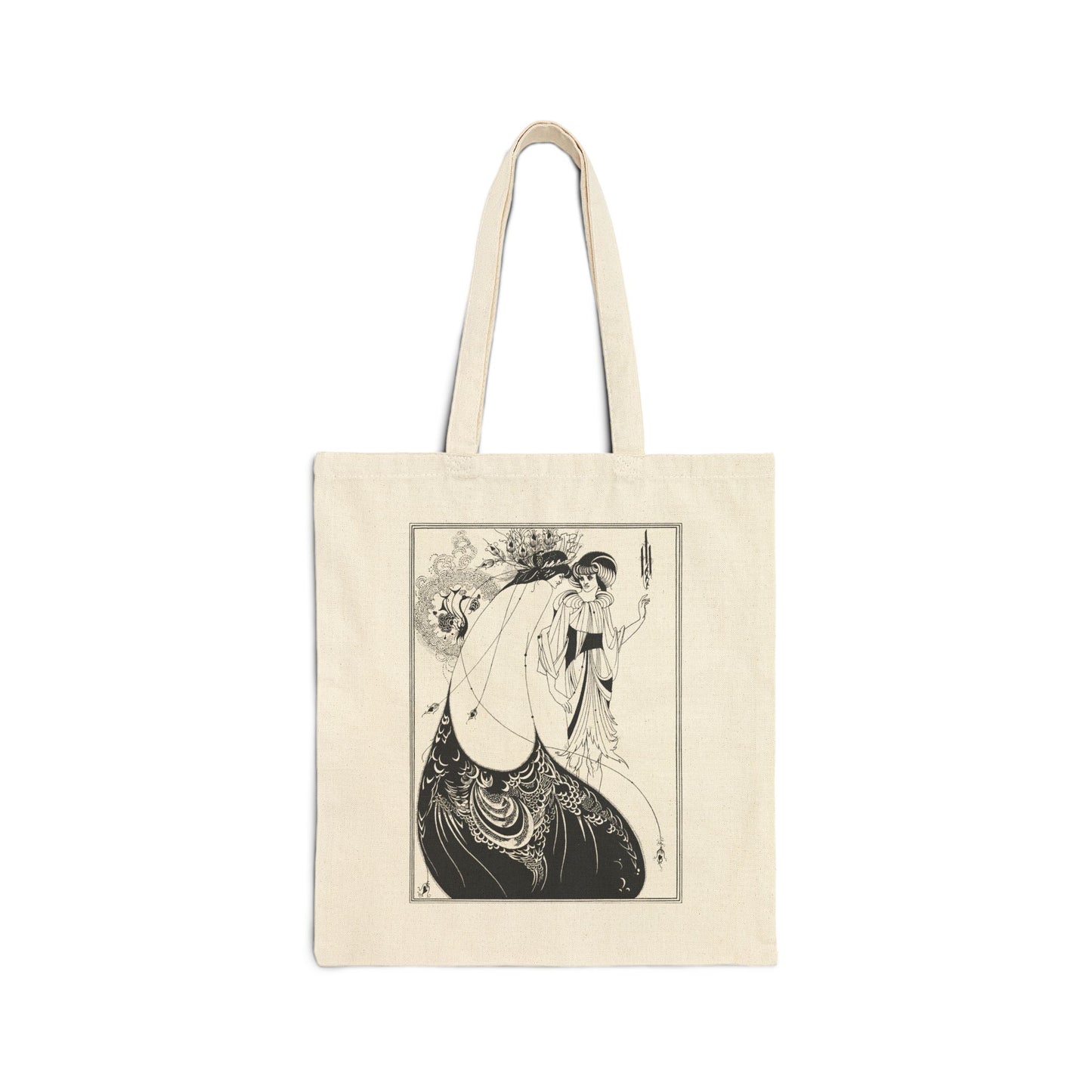 The Peacock Skirt by Aubrey Beardsley (Tote)