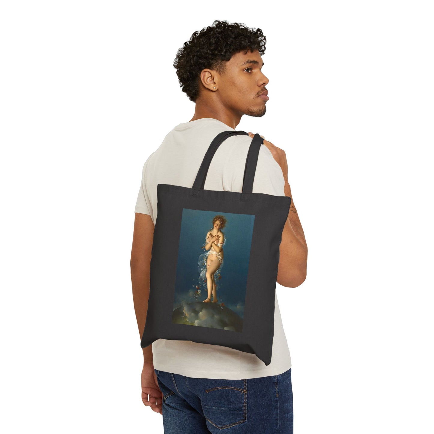Flora Caressed by Zephyr by François Gérard (Tote)