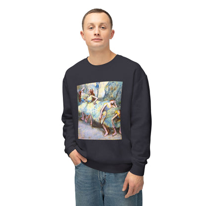 Ballet Dancers in the Wings by Edgar Degas (Sweatshirt)