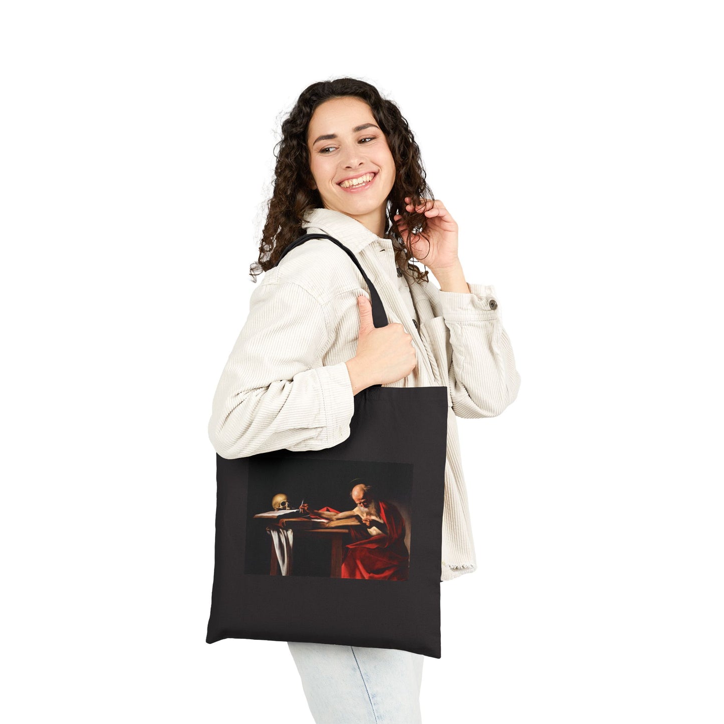 Saint Jerome Writing by Caravaggio (Tote)