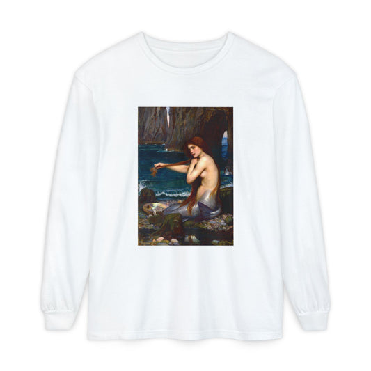 A Mermaid by John William Waterhouse (Long Sleeve)