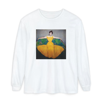 Woman in a Yellow Dress by Max Kurzweil  (Long Sleeve)