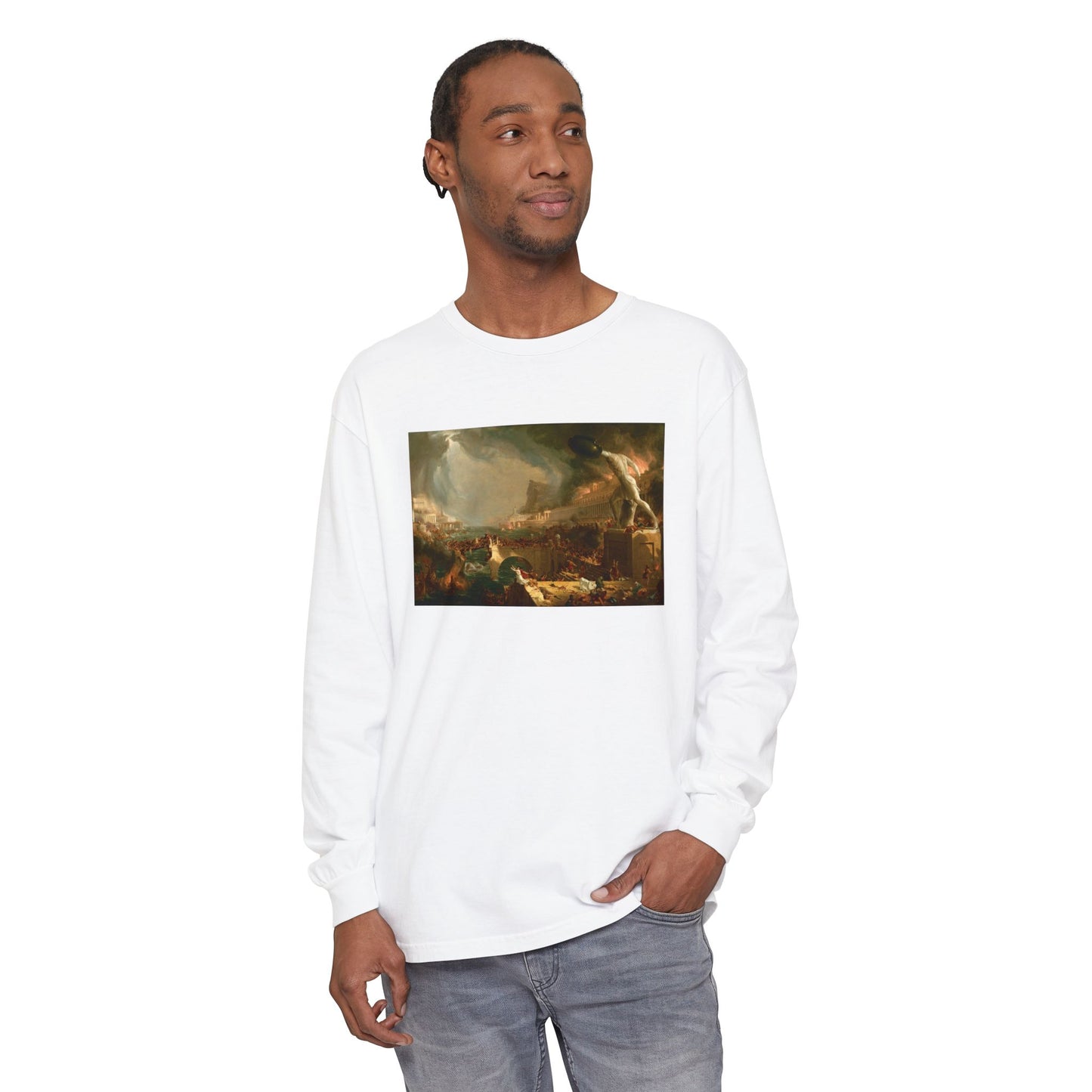The Course of Empire: Destruction by Thomas Cole (Long Sleeve)