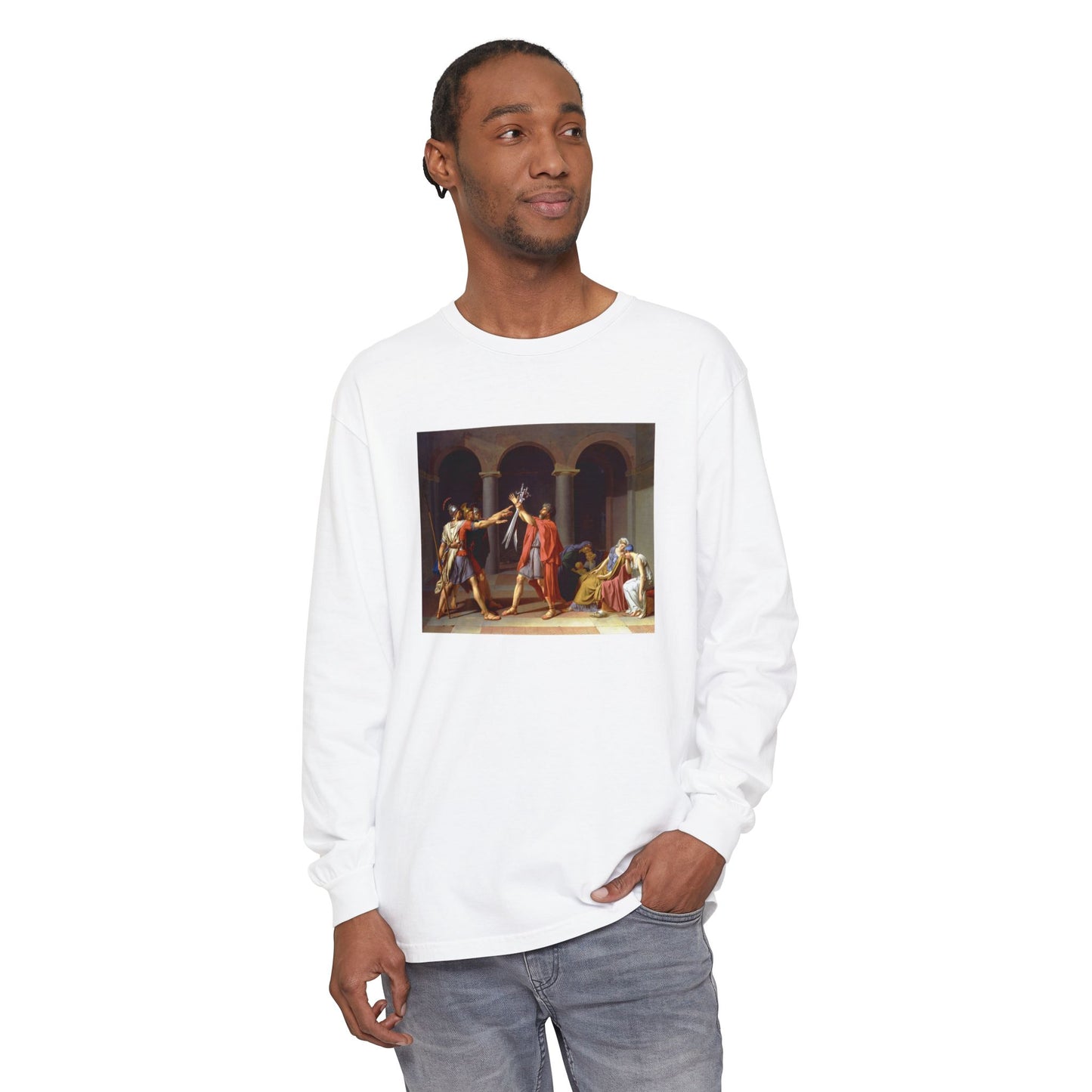 Oath of the Horatii by Jacques-Louis David (Long Sleeve)
