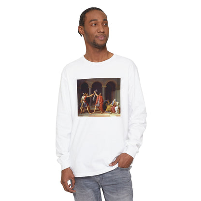 Oath of the Horatii by Jacques-Louis David (Long Sleeve)
