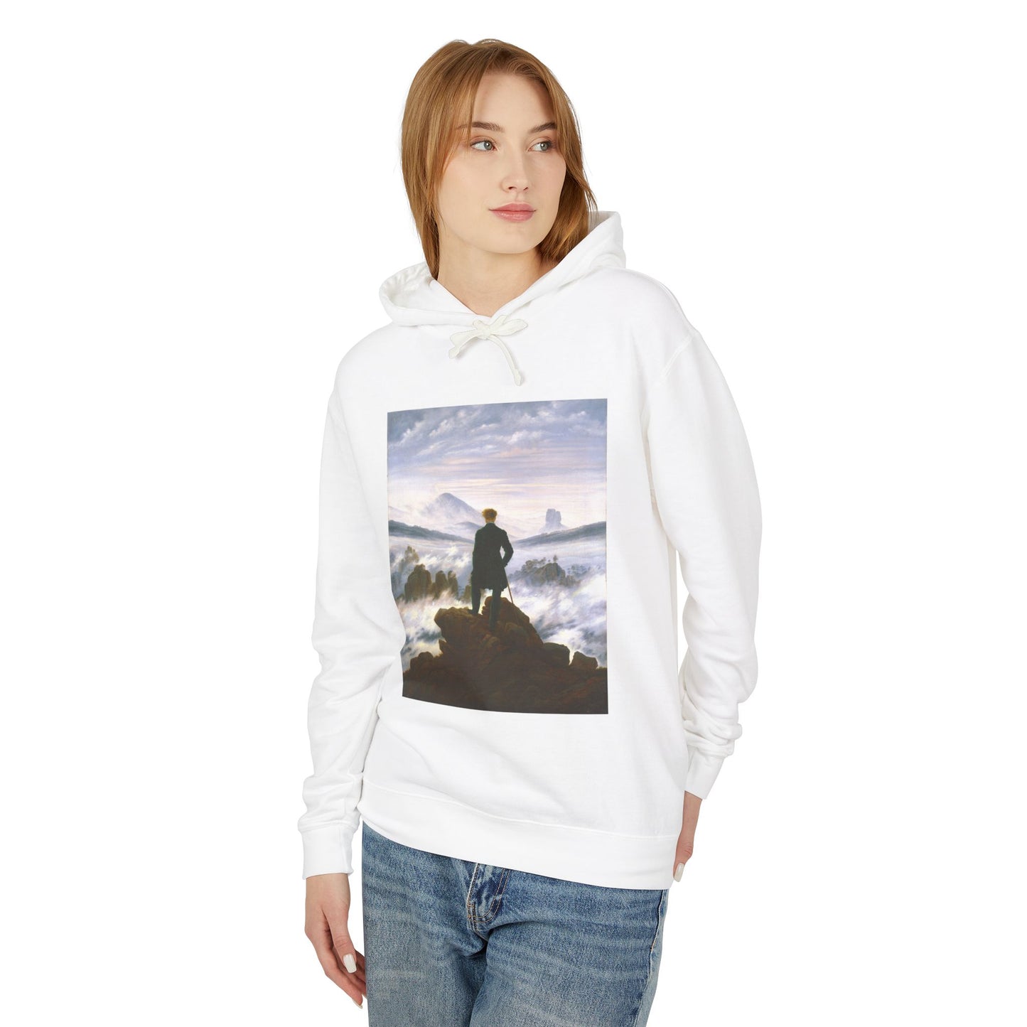 Wanderer above the Sea of Fog by Caspar David Friedrich (Hoodie)