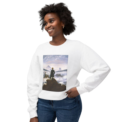 Wanderer above the Sea of Fog by Caspar David Friedrich (Sweatshirt)