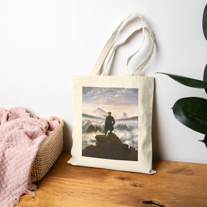 Wanderer above the Sea of Fog by Caspar David Friedrich (Tote)