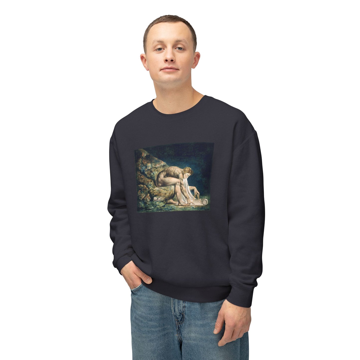 Isaac Newton by William Blake (Sweatshirt)