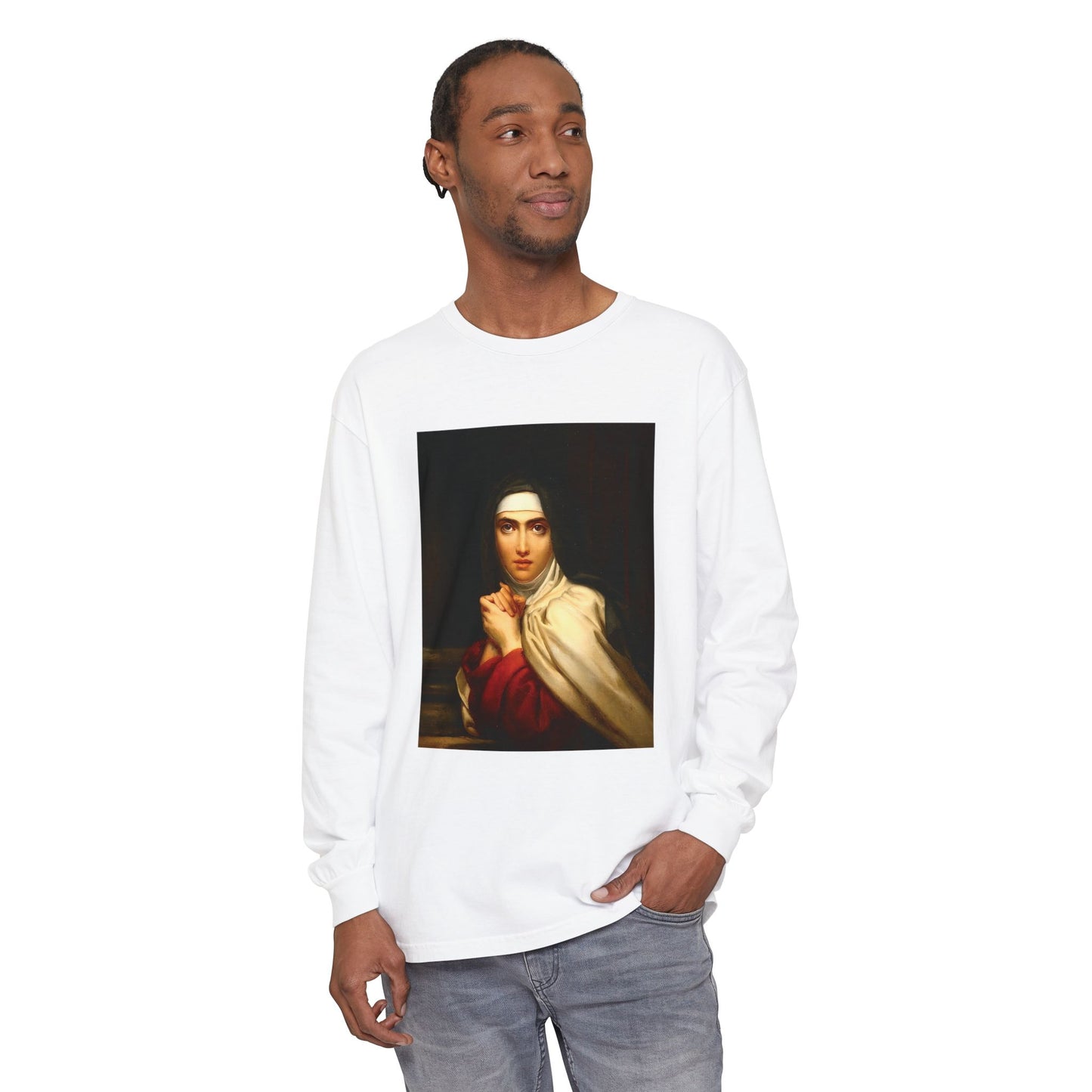 Saint Terese de Ávila by François Gérard (Long Sleeve)
