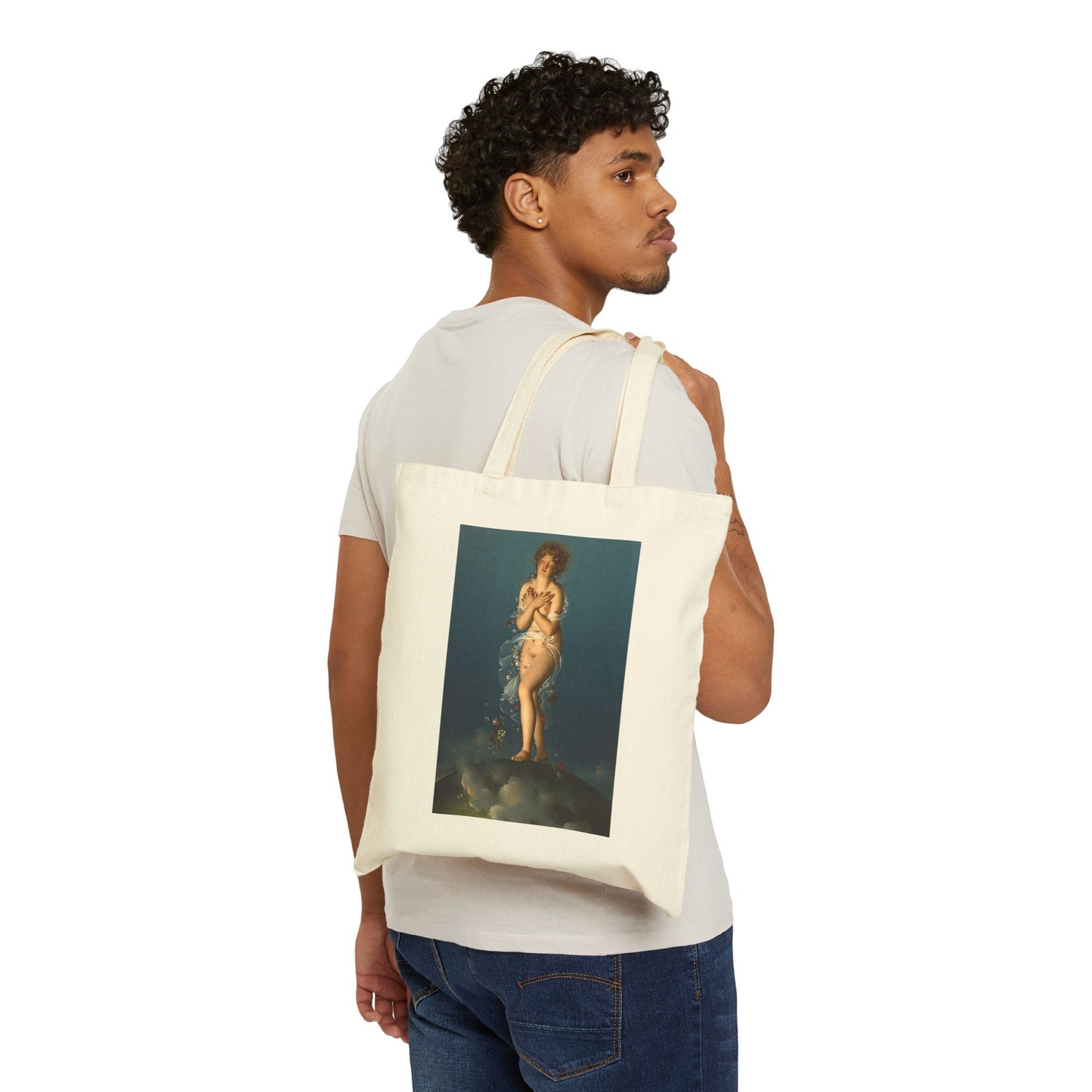 Flora Caressed by Zephyr by François Gérard (Tote)