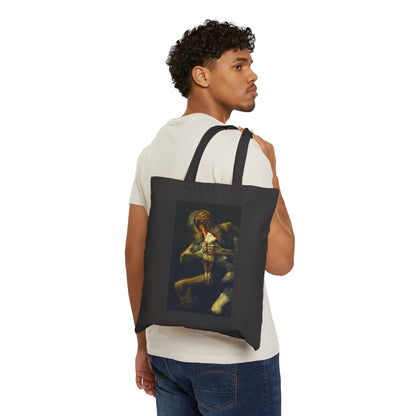 Saturn Devouring His Son by Francisco Goya (Tote)