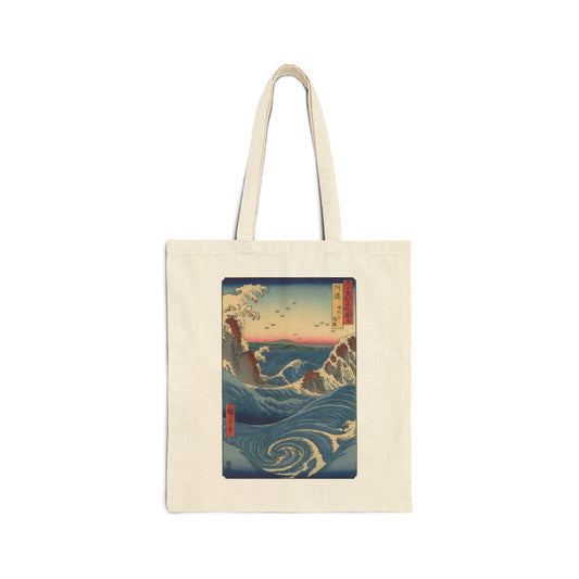 Naruto Whirlpool at Awa by Utagawa Hiroshige (Tote)