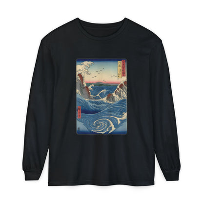 Naruto Whirlpool at Awa by Utagawa Hiroshige (Long Sleeve)