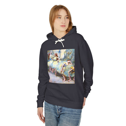 Ballet Dancers in the Wings by Edgar Degas (Hoodie)